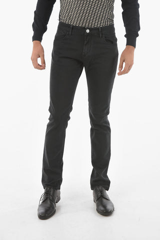 ID 5 Pocket Slim Fit Denims with Belt Loops