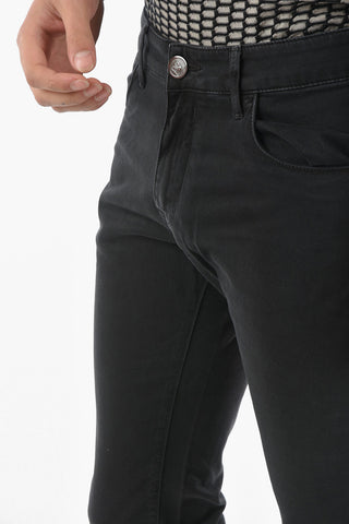 ID 5 Pocket Slim Fit Denims with Belt Loops