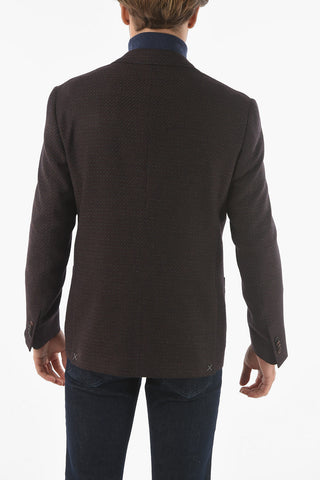 Jacquard Virgin Wool GATE 2-button Blazer