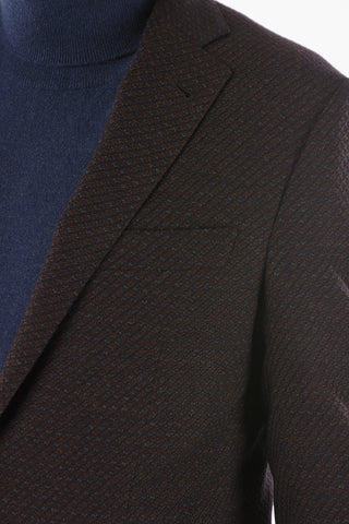 Jacquard Virgin Wool GATE 2-button Blazer