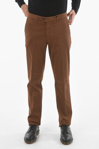 ID Cotton Stretch Mid-rise MALGA Chino Pants