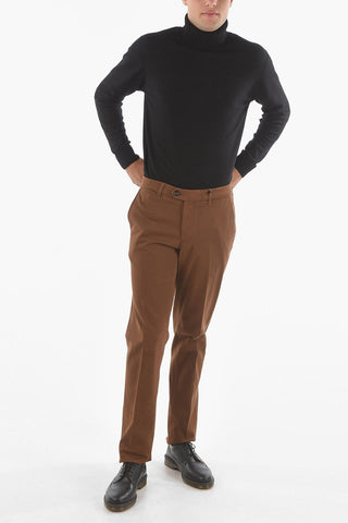 ID Cotton Stretch Mid-rise MALGA Chino Pants