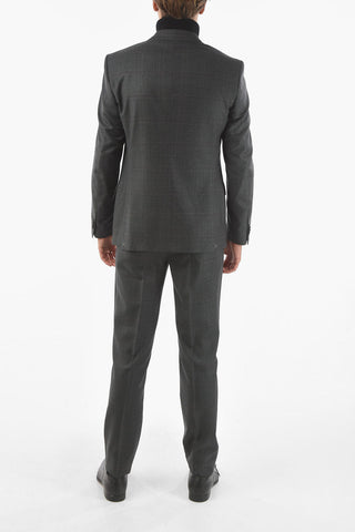 CC COLLECTION District Check Motif RIGHT Virgin Wool Suit