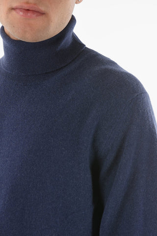 Maglia a Collo Alto in Lana e Cashmere