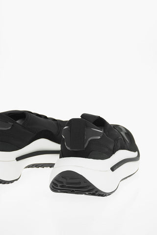 ADIDAS Leather Details QISAN COZY Slip-On Sneakers