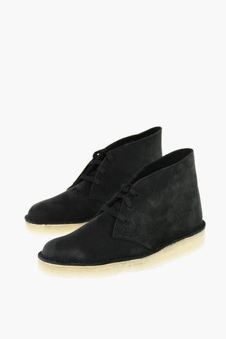 Polacchine COAL in Suede con Suola a Contrasto