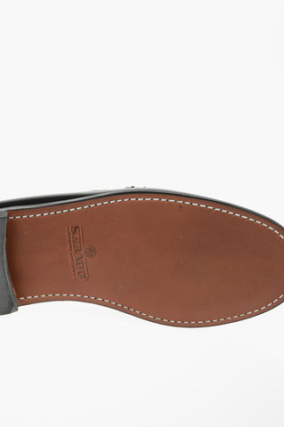 animal Patterned Leather and Ponyskin Loafers