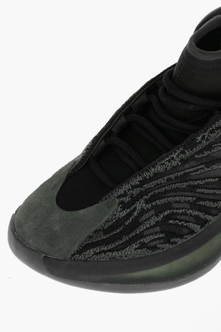 YEEZY Fabric YZY QNTM Sneakers with Suede Detail