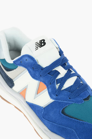 Sneakers in Tessuto e Pelle