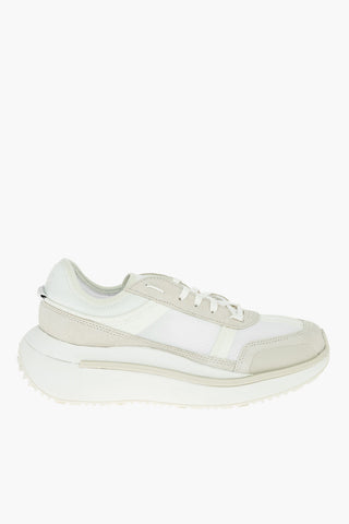 ADIDAS Sneakers AJATU RUN in Doppio Tessuto con Dettagli in Suede e Platform 6cm