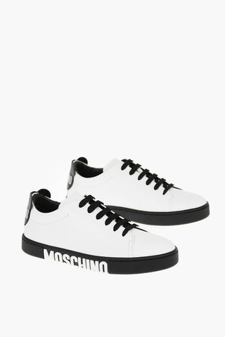 COUTURE Sneakers in Pelle con Suola a Contrasto