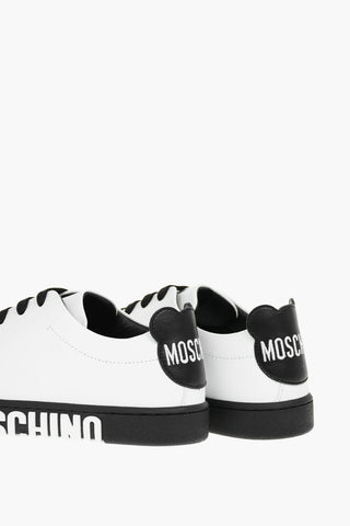 COUTURE Sneakers in Pelle con Suola a Contrasto