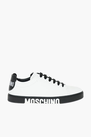 COUTURE Sneakers in Pelle con Suola a Contrasto
