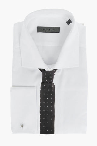 COUTURE Cufflinked Standard Collar Cotton Shirt 