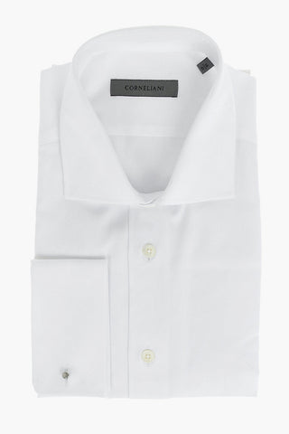 COUTURE Cufflinked Standard Collar Cotton Shirt 