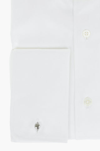COUTURE Standard Collar Twill Cotton Shirt