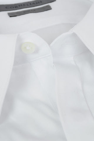 Cufflinked Spread Collar Slim Fit Shirt