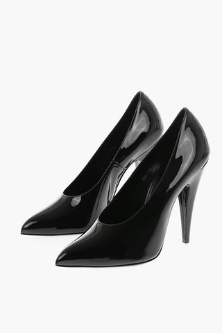12 cm Heel Pointed Patent Leather Pumps