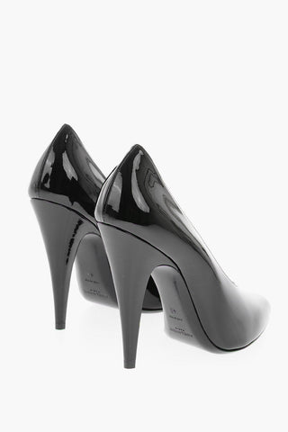 12 cm Heel Pointed Patent Leather Pumps