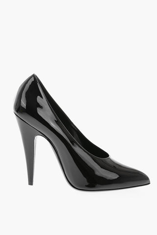 12 cm Heel Pointed Patent Leather Pumps