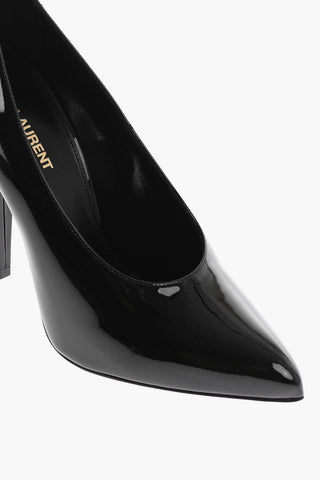 12 cm Heel Pointed Patent Leather Pumps