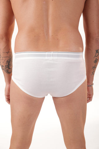 205W39NYC Slip in Cotone con Banda Elastica Logata