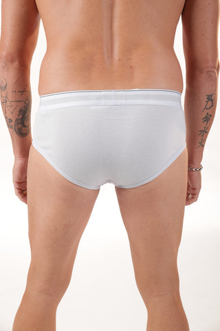 205W39NYC Slip in Cotone con Banda Elastica Logata