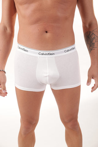 Solid Color Stretch Cotton 2 Boxer Set