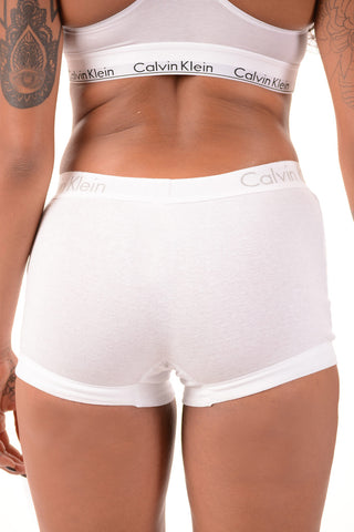 Boyshorts con Logo in Rilievo