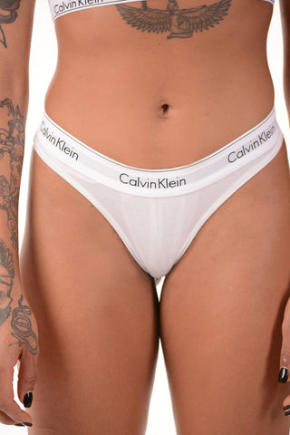 Thong with Logoed Band at The Waist