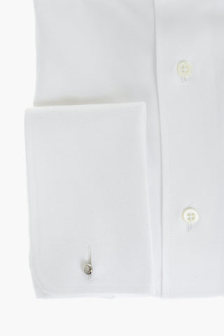 COUTURE Standard Collar Twill Cotton Shirt