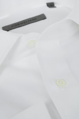 COUTURE Standard Collar Twill Cotton Shirt