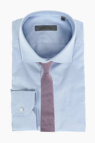 COUTURE Pinpoint Cotton Shirt with Standard Collar