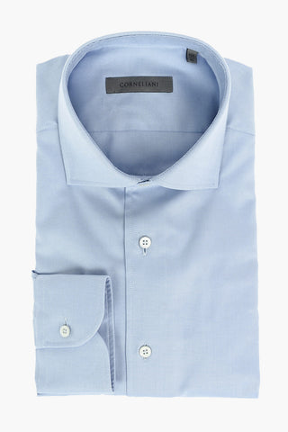 COUTURE Pinpoint Cotton Shirt with Standard Collar