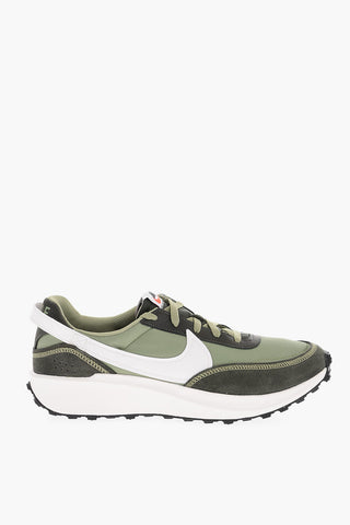 Suede Details WAFFLE DEBUT Low Top Sneakers