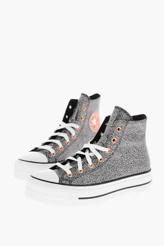 ALL STAR CHUCK TAYLOR 4cm Platform Glitter LIFT High-Top Sneakers