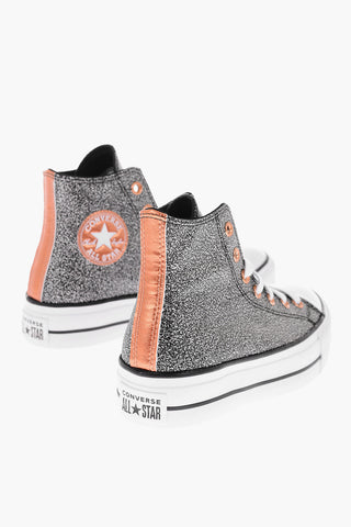 ALL STAR CHUCK TAYLOR 4cm Platform Glitter LIFT High-Top Sneakers