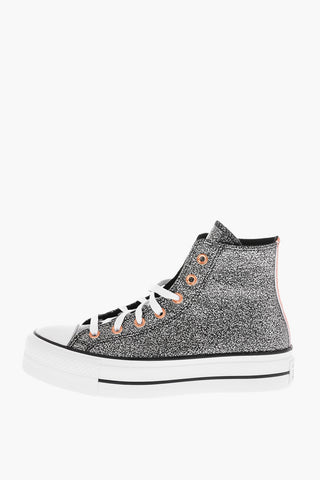 ALL STAR CHUCK TAYLOR 4cm Platform Glitter LIFT High-Top Sneakers