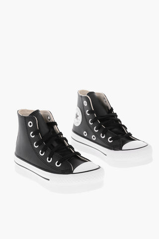 ALL STAR CHUCK TAYLOR Leather High-Top Sneakers