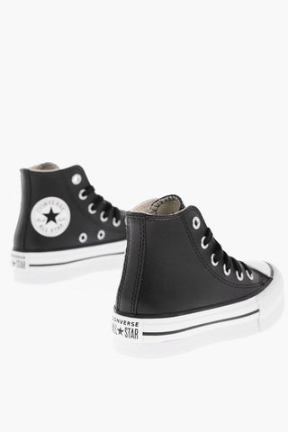 ALL STAR CHUCK TAYLOR Leather High-Top Sneakers