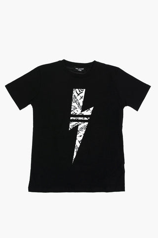 T-Shirt Girocollo LIGHTNING GRAFFITI con Logo