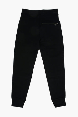 Zipped Pocket BOLT FLAME Joggers with Patch