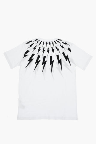 T-Shirt Girocollo FAIR-ISLE THUNDERBOLT in Cotone