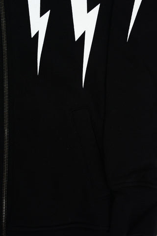 Front Zipped WINGED BOLTS Hoodie