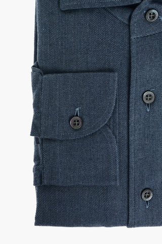 ID Standard Collar Twill Cotton Shirt