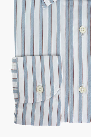 Camicia Button-Down in Cotone a Righe Balanced