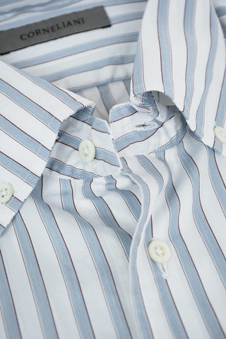 Camicia Button-Down in Cotone a Righe Balanced