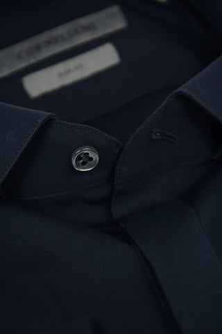Hidden Closure CERIMONIA Wing Collar Shirt