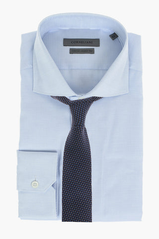 Bird's Eye Cotton COMFORT WRINKLE FREE Shirt with Handkerchief