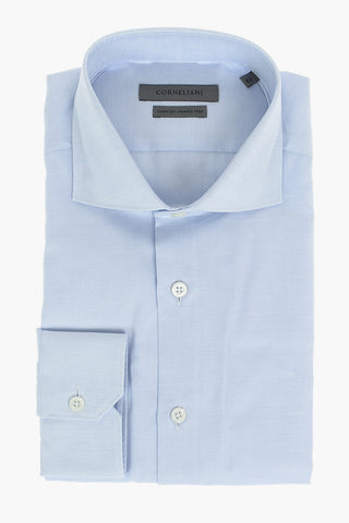Bird's Eye Cotton COMFORT WRINKLE FREE Shirt with Handkerchief